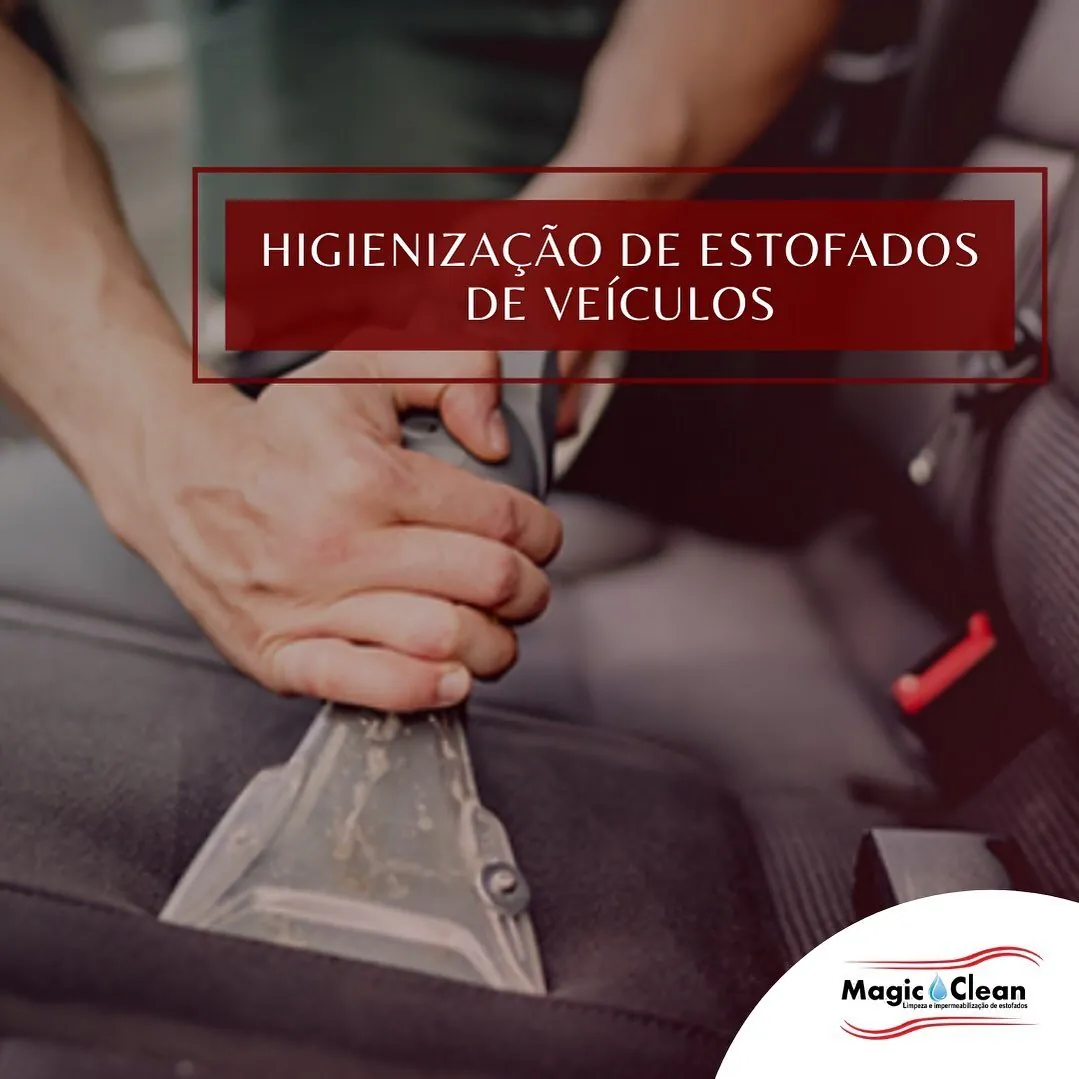 Interior de veículo higienizado pela Magic Clean