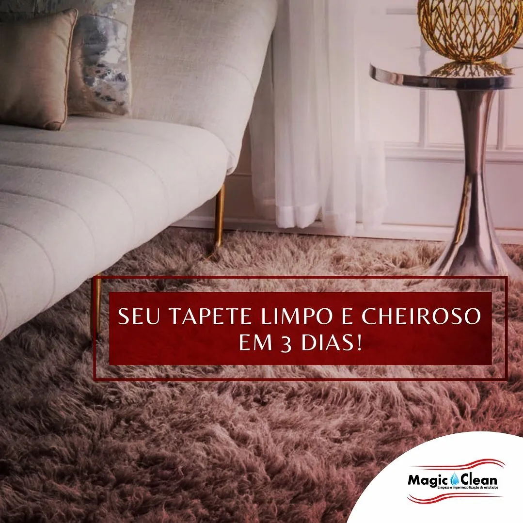 Tapete higienizado pela Magic Clean